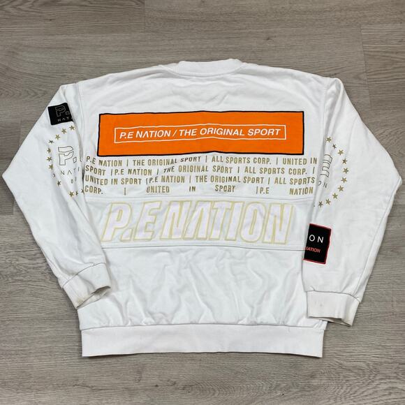 PE Nation Dimension Graphic Logo Sweatshirt Women's S Streetwear - Picture 3 of 11